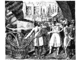 The building of the first temple on Mount Moriah